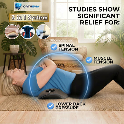 ORTHEVIA OrthoVital™ Pro 3-in-1 Back Massager